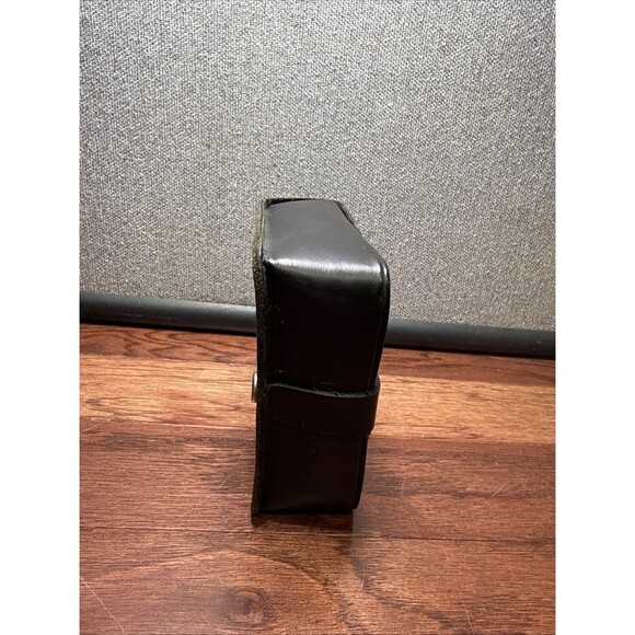 Vintage Belding Califorina Black Leather Saddle Bag Camera Case Style #3 - Picture 3 of 9